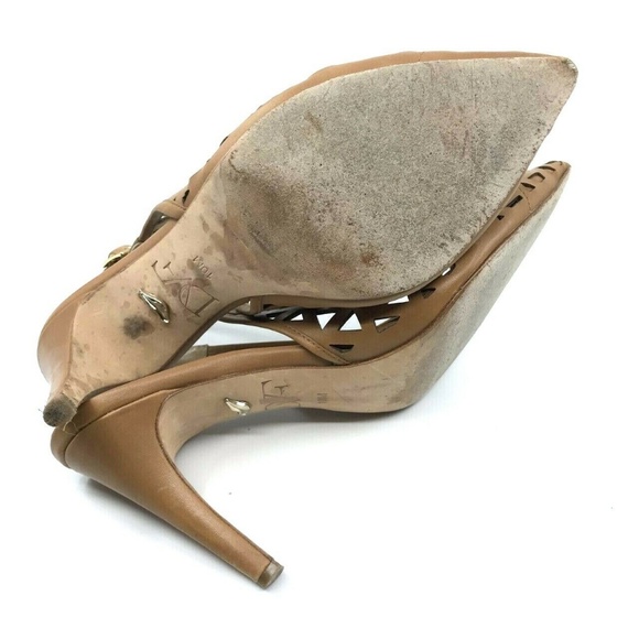 Diane VonFurstenberg Slingback High Heels Sz 10M - Picture 8 of 8
